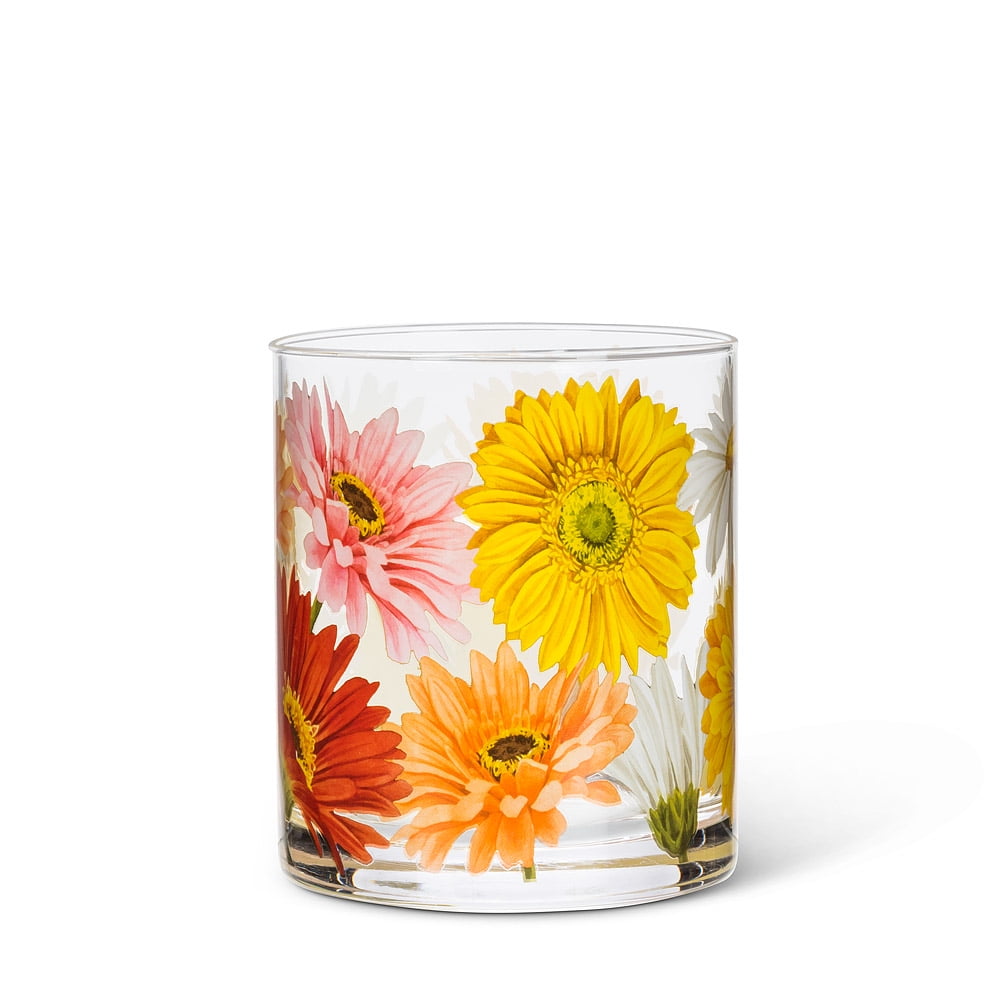 Set Of 12 Gerbera Daisy Tumbler 3293