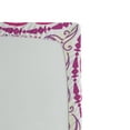 thumbnail image 2 of Ambesonne Mandala Fitted Sheet, Leaf Like Circled Pattern, Twin Size, Hot Pink Magenta, 2 of 2