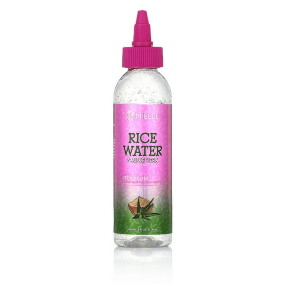 Mielle Rice Water & Aloe Vera Scalp Itch Relief Gel 4oz, All Hair Types, Moisturizing