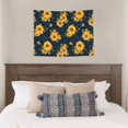 thumbnail image 4 of Kdxio Blue Striped Sunflower A Wall Hanging Tapestries Banner For Bedroom College Dorm Home Living Room Party Decor 29X37 In, 4 of 8