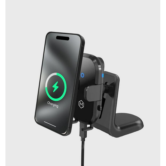 Mighty Mount Fast Wireless Car Charger Mount - Grip Cradle (Auto Scan Version 2.0)