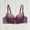 Purple, variant on Hrsba Bras For Women No Underwire, Womens Bra Comfortable Bras For Women Everyday Bras Solid Color Backless Racerback Underwire Support Lightly Lined Medium Coverage