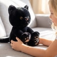 thumbnail image 5 of THOPBPRK Stuffed Cat Plush Toy Soft Cuddly Kittens Doll Simulation Animal Toy for Birthday Gift Cozy Decor Pet Companion, 1Pack White, 5 of 5