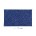 thumbnail image 5 of Better Trends 24" x 40" Bathroom Rug 100% Cotton, Extra Soft Tufted Reversible Bath Mat, Water-Absorbent, Machine Washable (Blue) Trier Collection, 5 of 5