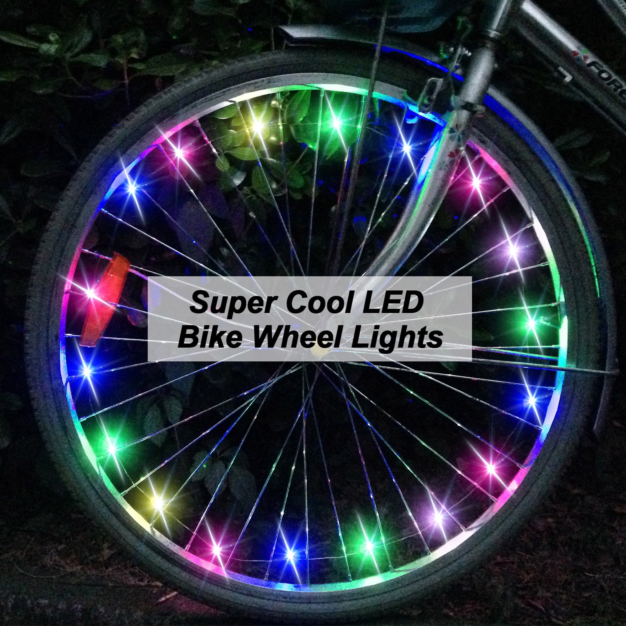 LED Cycling Bike Wheel Spoke Light Flashing Wind Fire Wheel Bicycle Light
