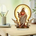 thumbnail image 4 of Desktop Ornament Acrylic Tabletop 2D Angel Wall Decorations for Home Desktop Design, 4 of 4