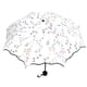 thumbnail image 2 of Paraguas plegable resistente a la intemperie, a la lluvia, al sol y a la lluvia, paraguas portátil para la lluvia Beige Blanco, 2 of 9