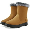 thumbnail image 7 of Ablanczoom Snow Boots Womens Non-Slip Outdoor Winter Shoes Round Toe Booties for Women with Warm Faux Fur, 7 of 7