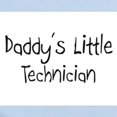 thumbnail image 2 of CafePress - Daddy's Little Technician Infant Bodysuit - Baby Light Bodysuit, Size Newborn - 24 Months, 2 of 4
