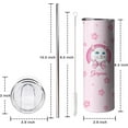 thumbnail image 6 of Goth Moon Tumbler with Lid and Straw - Moon Phase Gothic Decor - Black Vacuum Insulated Stainless Steel 20 Oz Witch Tumbler Cup- Halloween Spooky Gifts for Women -Goth, Witch Stuff -Moon Coffee Mug, 6 of 6