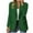 Green, variant on Womens One Button Blazer Lightweight Work Office Blazer Stretch Lapel Collar Long Sleeve Jacket Suit Blazer Green