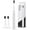 White, variant on AquaSonic Pulse Electric Toothbrush, Teeth Whitening Bristles, Black