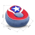 thumbnail image 4 of Sillon Infantil Puff Capitan America Idea Nuova Sillon Redondo Color Rojo /Azul Capitan America, 4 of 6