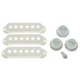 thumbnail image 2 of KAISH White ST Strat Pickup cubre perillas y tapa de punta de interruptor de 5 vías, 2 of 3