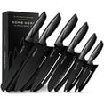 thumbnail image 1 of Juego de cuchillos de cocina Home Hero de acero inoxidable con alto contenido de carbono, 12 piezas, 1 of 8