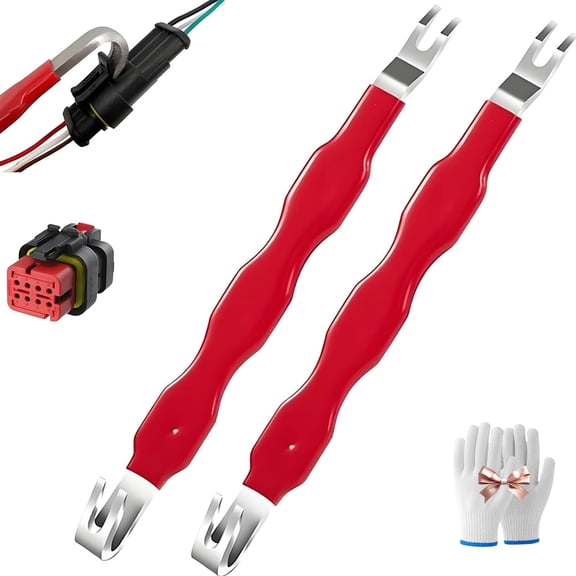 Automotive Electrical Terminal Connector Separator Removal Tool,Electrical Disconnect Pliers,Connector Separator Tool for Cars, Trucks Vehicle(2PC-A)