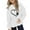 White, variant on SGFCWSX Girls Hooded Sweatshirts Heart Print Hoodies for Kids Fleece Soft Long Sleeve Pullover Tops Red Size 9-10 Years