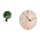 thumbnail image 5 of Figura de escritorio,Estatua de pavo real en estante,escritorio,decoración del hogar,Figuras decorativas creativas para la oficina y el hogar,Reloj de pared redondo,Reloj de pared de madera, 5 of 8