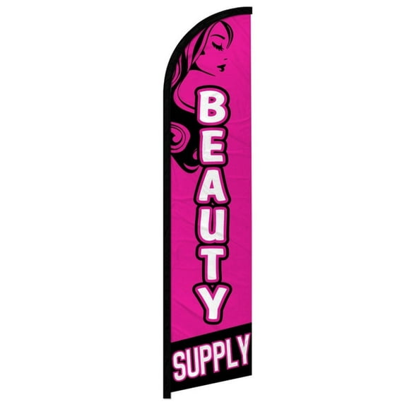 Beauty Supply Windless Banner Flag