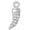 Silver, variant on Silver-tone Small Crystal Lucky Tiger Tooth - Gold Tone Jeremiah 31:3 Everlasting Love Engraved Cross Charm Bracelet, 6.5+1.5" Extender