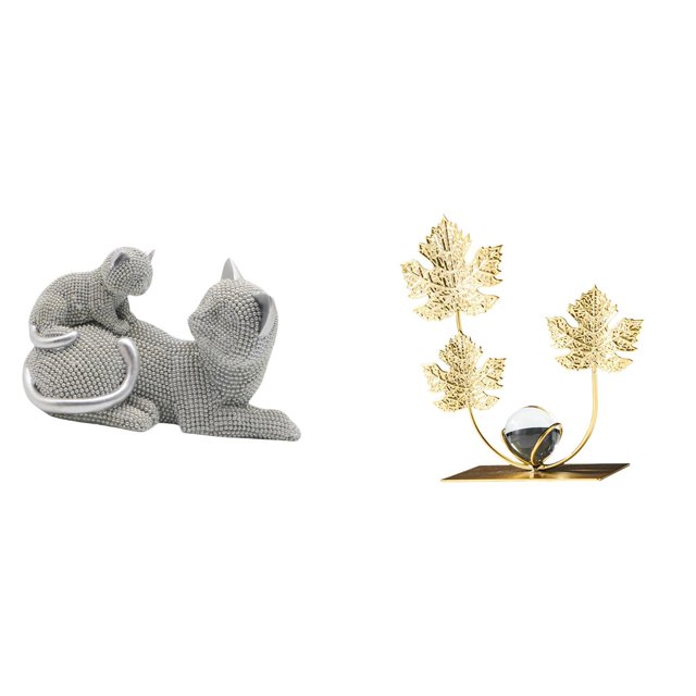 Escultura De Hojas De Gato, Adorno De Mesa, Figura Decorativa, Estatua De Animal, Estantería, Hoja, Regalo De Cumpleaños, Inauguración De La Casa, Dormitorio, Sala De Estar, Oficina,