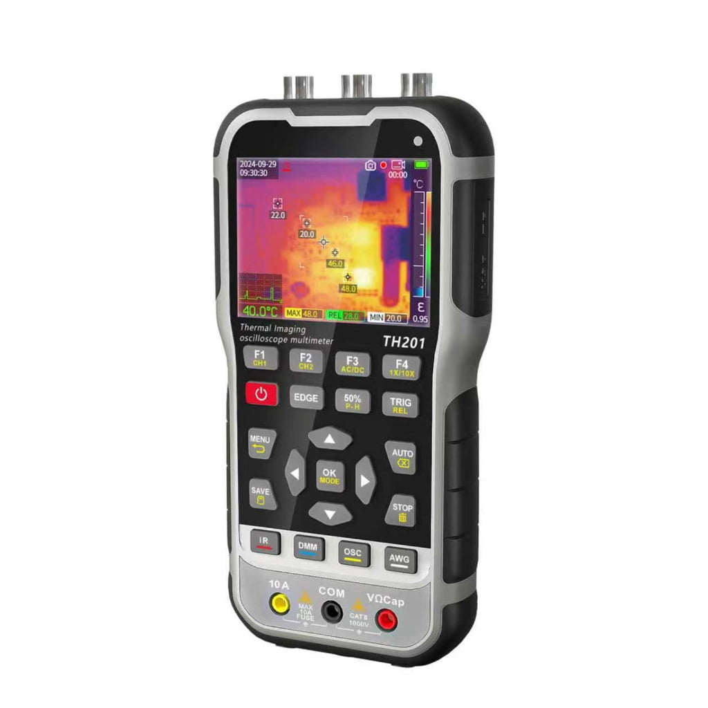 4 in 1 Thermal Imaging Oscilloscope Multimeter Device High Resolution for Electronics