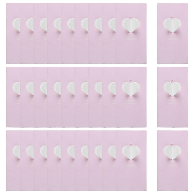 Sobres de papel, suministros para fiestas de cumpleaños, tarjetas festivas para matrimonio y compromiso. tiernos corazones rosas
