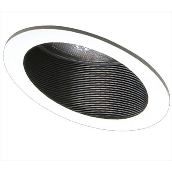 Elco EL624B 6" Sloped Phenolic Baffle - White