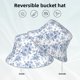 thumbnail image 2 of Fotbe Rose Flowers Sombrero Tipo Pescador con Estampado – Sombrero de Sol de Algodón de Moda para Playa, Golf, Pesca, 2 of 6
