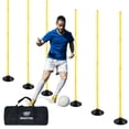 thumbnail image 1 of Set de bastones de agilidad SEAOTTER Soccer 4/6/10 unidades con base de goma, 1 of 8