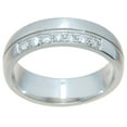 thumbnail image 2 of Sterling Silver Wedding Bands Sets for Him and Her and Wedding Rings, 2 of 8