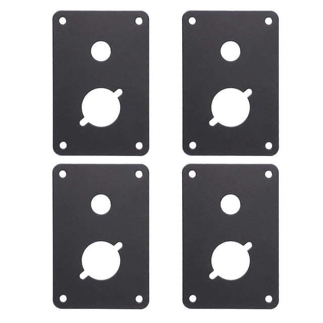 Speaker Terminal Connector Binding Post Black Iron Suitable For Speaker Accessories 4Pcs