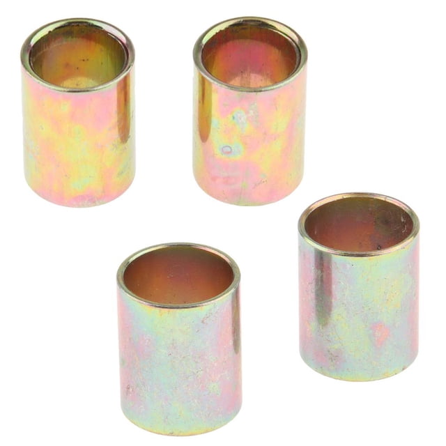 2 pares de amortiguadores universales para motocicleta, tubo de metal de buje trasero delantero inferior Cola Amortiguador amortiguador trasero