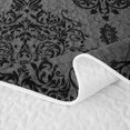 thumbnail image 5 of Erosebridal Classic Gothic Damask Quilt King for Women Girls, Mandala Flower Floral King Coverlet Set, 3pcs, 5 of 7