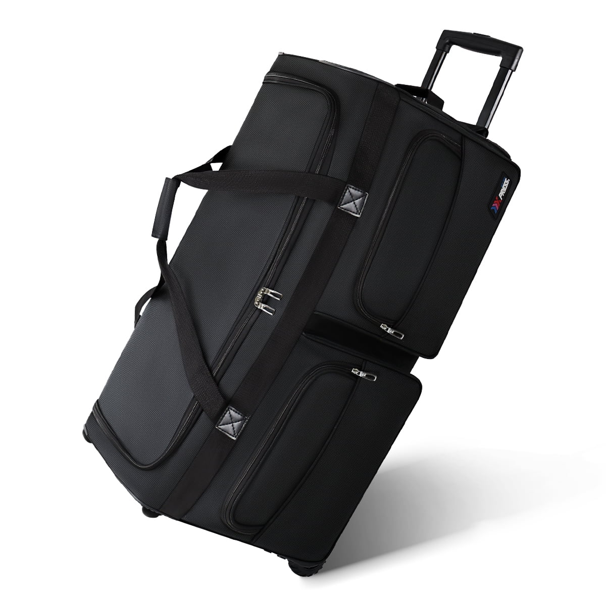 Black travel bag with wheels online