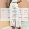 thumbnail image 3 of PBFRDSJ Flowy Pants for Women High Waist Drawstring Wide Leg Pants Lightweight Breathable Boho Office Casual Pants Sizes S-XL, 3 of 8
