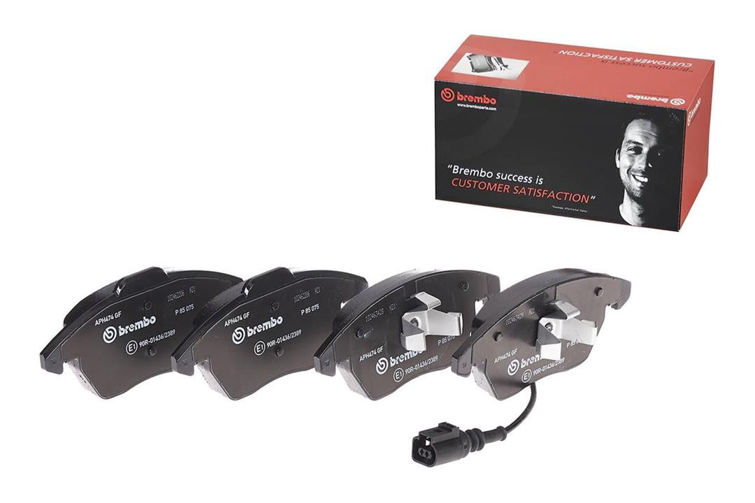 Brembo P85075 Premium Low-Met OE Equivalent Pad
