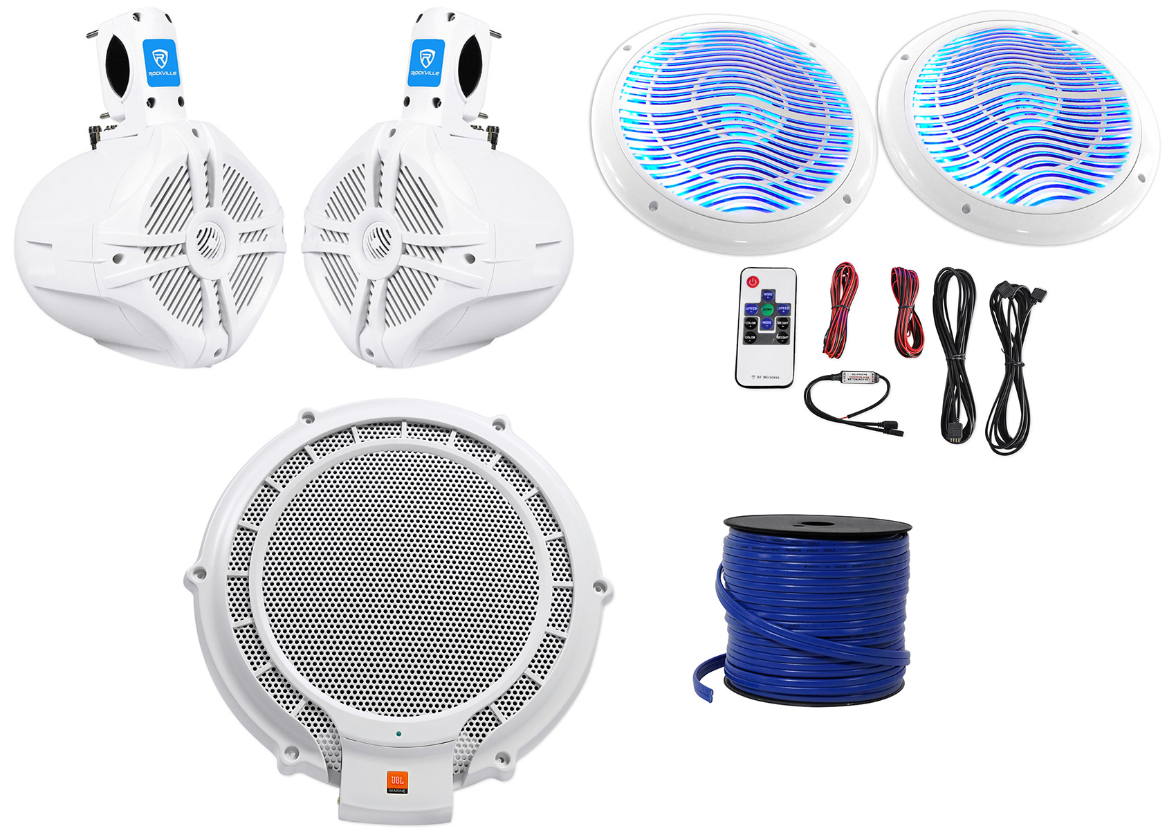 powered marine speakers