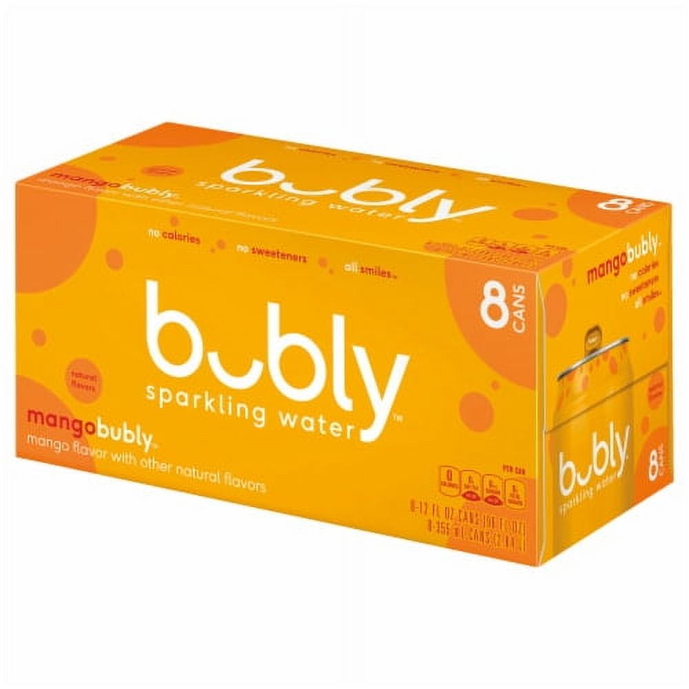Pack of 2 - Bubly Mango Flavored Sparkling Water Cans 8 pk / 12 fl oz