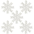 thumbnail image 1 of De Madera De Navidad Copos De Nieve Colgante Copo De Nieve Árbol De Navidad Adornos Colgantes Decoraciones Regalos 5 Piezas Monstrate HA042000-02, 1 of 6