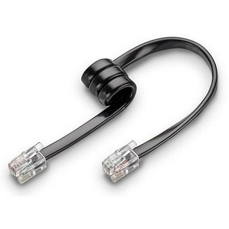 Plantronics 40974-01 Coiled RJ-11 To RJ-11 Cable