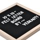 thumbnail image 2 of Tablero de letras de fieltro Veskaoty 25 x 25 cm, 294 caracteres, 2 of 6