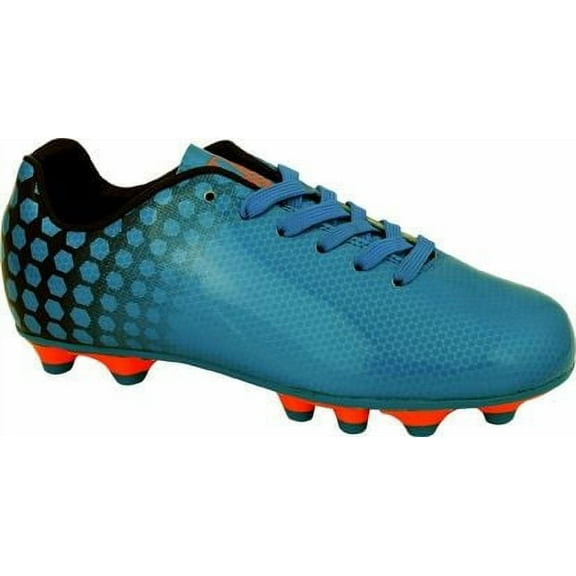 VIZARI - Palomar FG- Soccer Shoes, Cleats, Black/Blue, Size - 3.5 (Junior)
