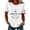 White, variant on Rggeeun Women Tees American Flag Graphic & 1776-2026 Letter Print Short Sleeve Crew Neck For 4Th Of July Family Party Lightweight Tops,Black,L