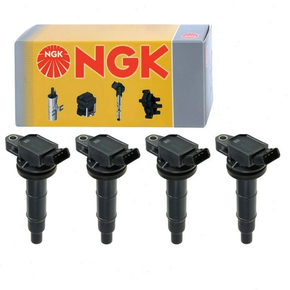 4 pc NGK Ignition Coils compatible with Toyota Matrix 2.4L L4 2009-2013
