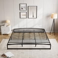 thumbnail image 1 of King Size Metal Bed Frame,Platform King Bed Frame with Arch Design,10 Inch Heavy Duty Strong Support Slats,Sturdy Mattress Foundation,Easy Assembly,No Box Spring Needed，Black, 1 of 8
