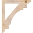 thumbnail image 3 of Ekena Millwork 3 1/2"W x 32"D x 36"H Merced Slat Smooth Bracket, Douglas Fir, 3 of 4