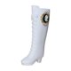 thumbnail image 5 of Figura a escala 1/6 con botas y zapatos de tacón alto para muñeca femenina de 12 pulgadas. Blanco, 5 of 9