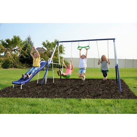 Sportspower Sierra Vista Metal Swing and Slide Set