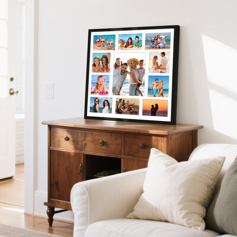 20x20 Sindcom Collage Picture Frame, Black - Walmart.com